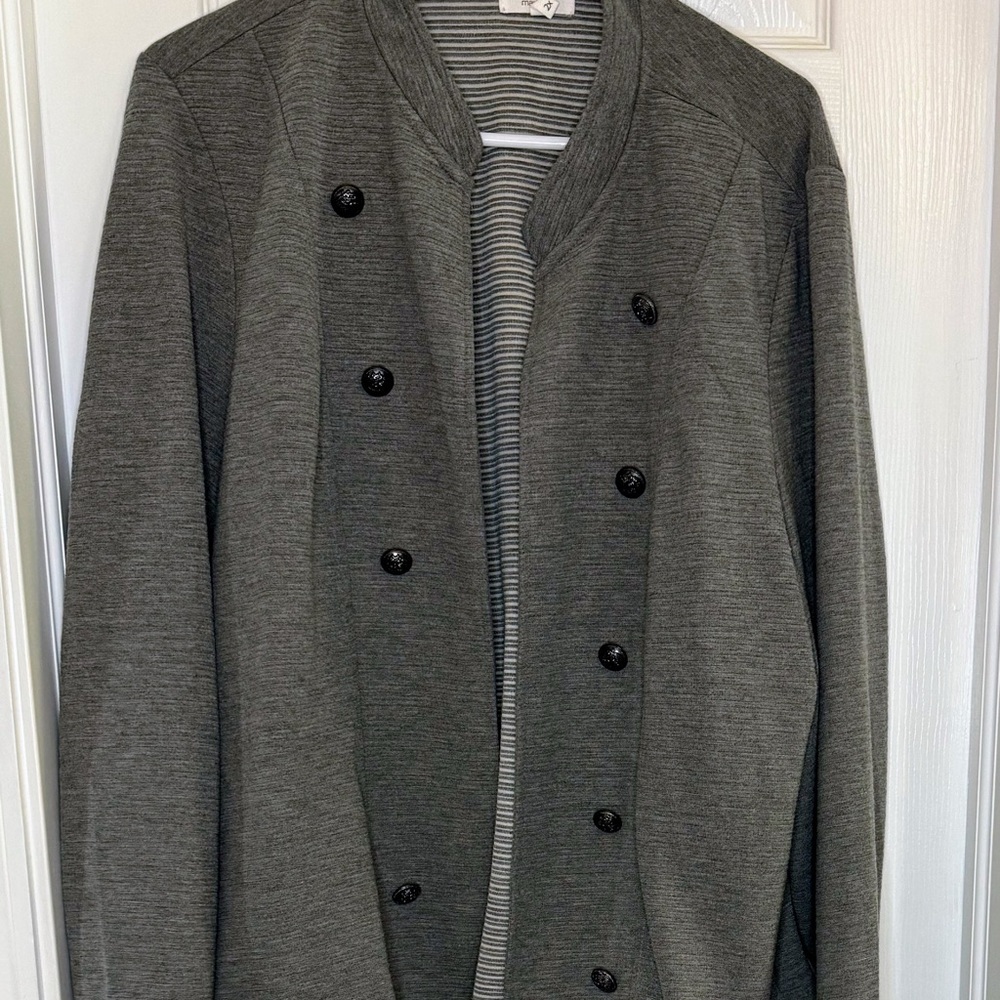 Maurices Gray Double-Breasted Blazer